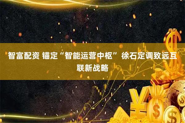 智富配资 锚定“智能运营中枢” 徐石定调致远互联新战略